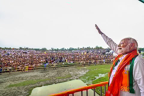 PM Modi in Mathurapur